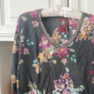 Johnny Was  100% supra rayon machine washable tunic